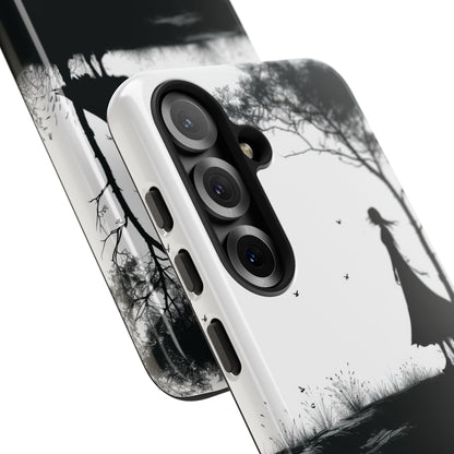 Cliffside Silhouette Samsung S25 Case - Tough