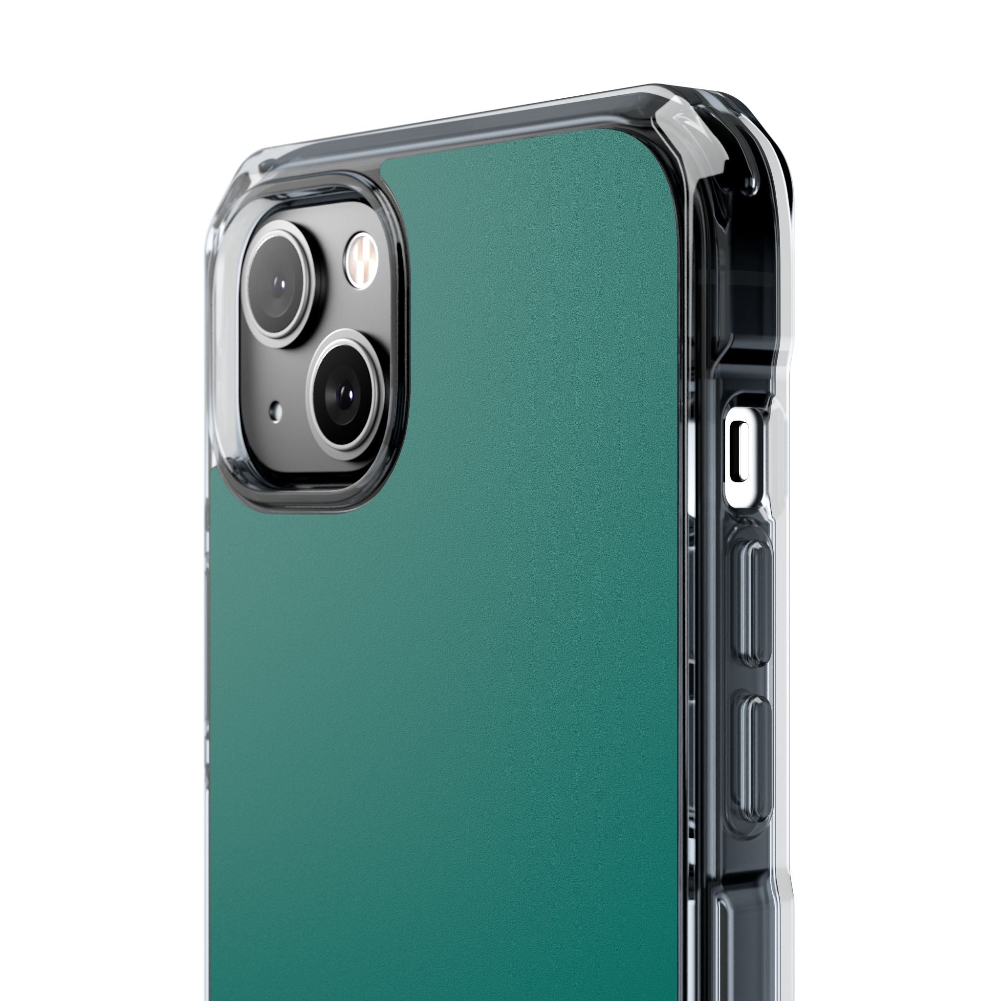 Pine Green - Clear Impact Case for iPhone