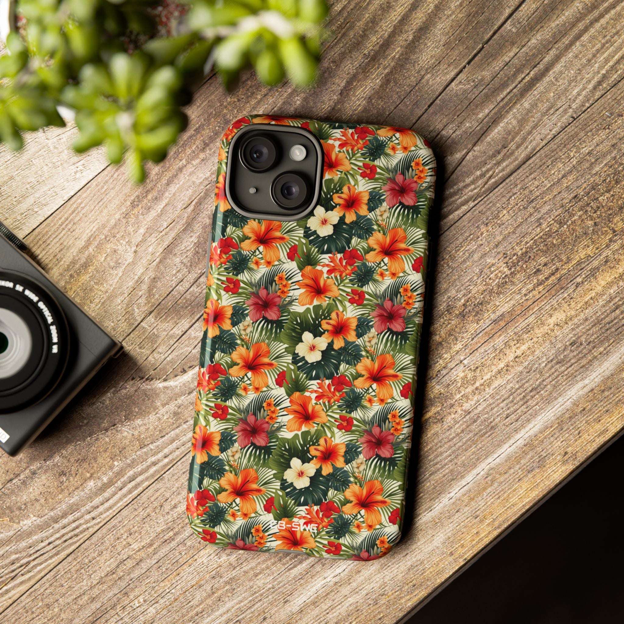 Tropical Blooms Flourish - iPhone Case
