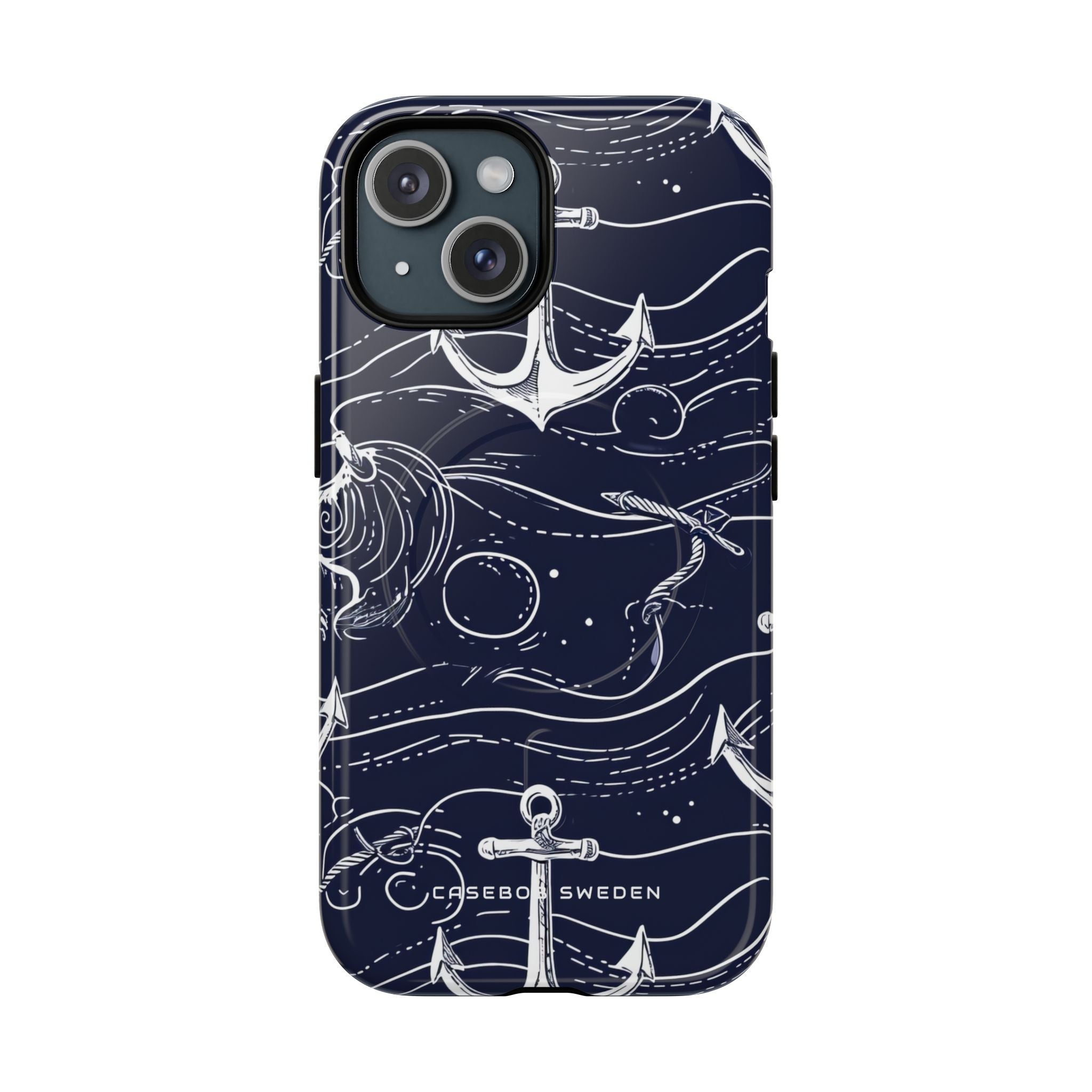 Gradient Anchorflow Waves iPhone 15 | Tough+ Phone Case