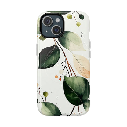Greenberry Branch iPhone 15 Case - Tough+