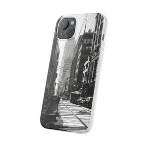 Noir Urban Serenity | Flexible Phone Case for iPhone