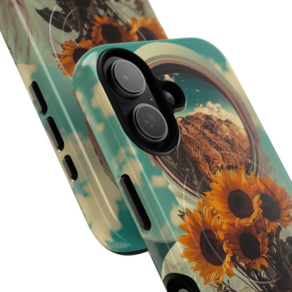Sunflower Astronaut iPhone 17 Case - Tough+