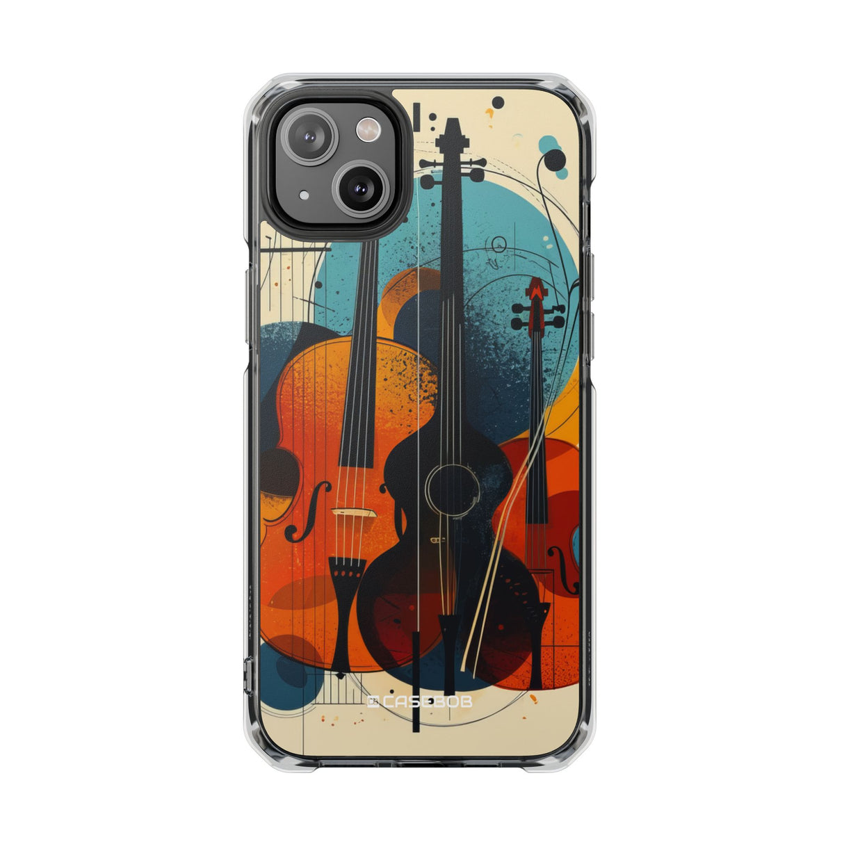 Musical Vortex - Phone Case for iPhone (Clear Impact - Magnetic)