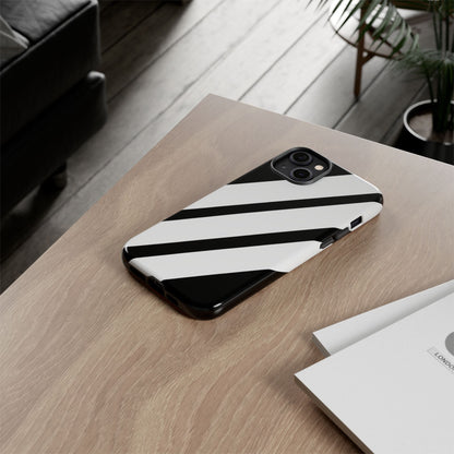 Monochrome Diagonal Symmetry - iPhone Case