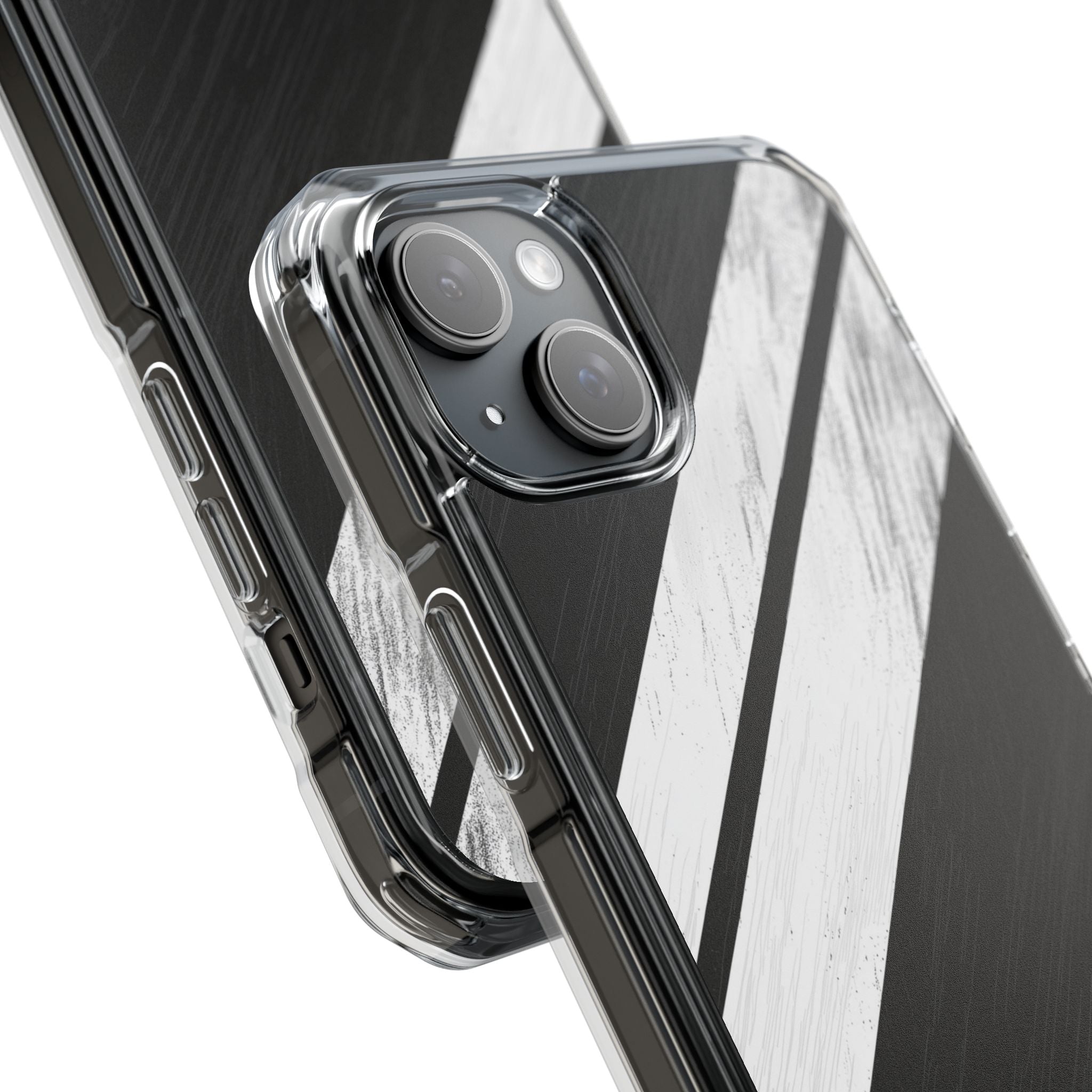 Distressed Stripe Motion iPhone 15 Plus Case - Impact