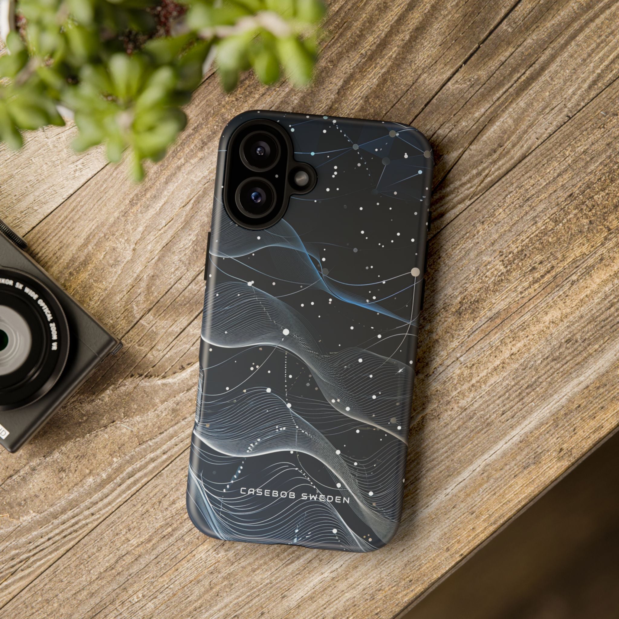 Gradient Neural Waves iPhone 16 - Tough Phone Case