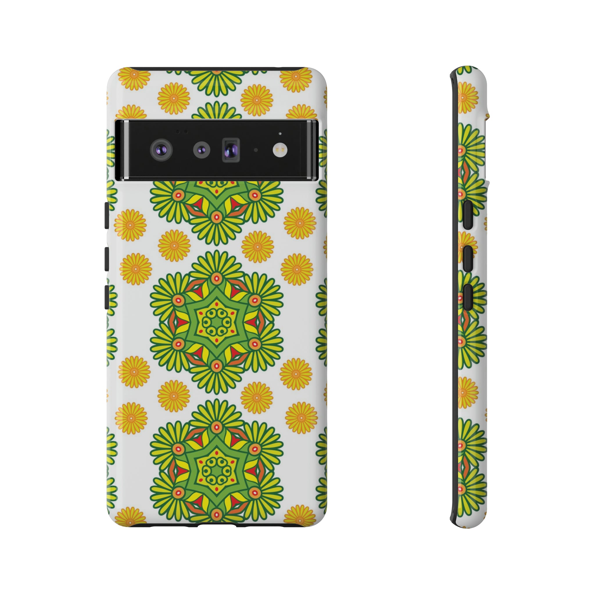 Lime Mandela - Protective Phone Case