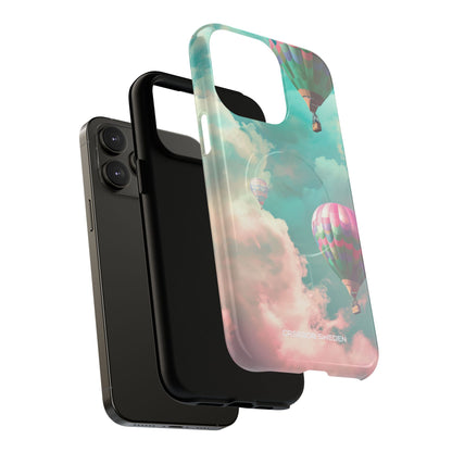 Pastel Balloon Adventure - Tough + MagSafe® iPhone 14 Phone Case