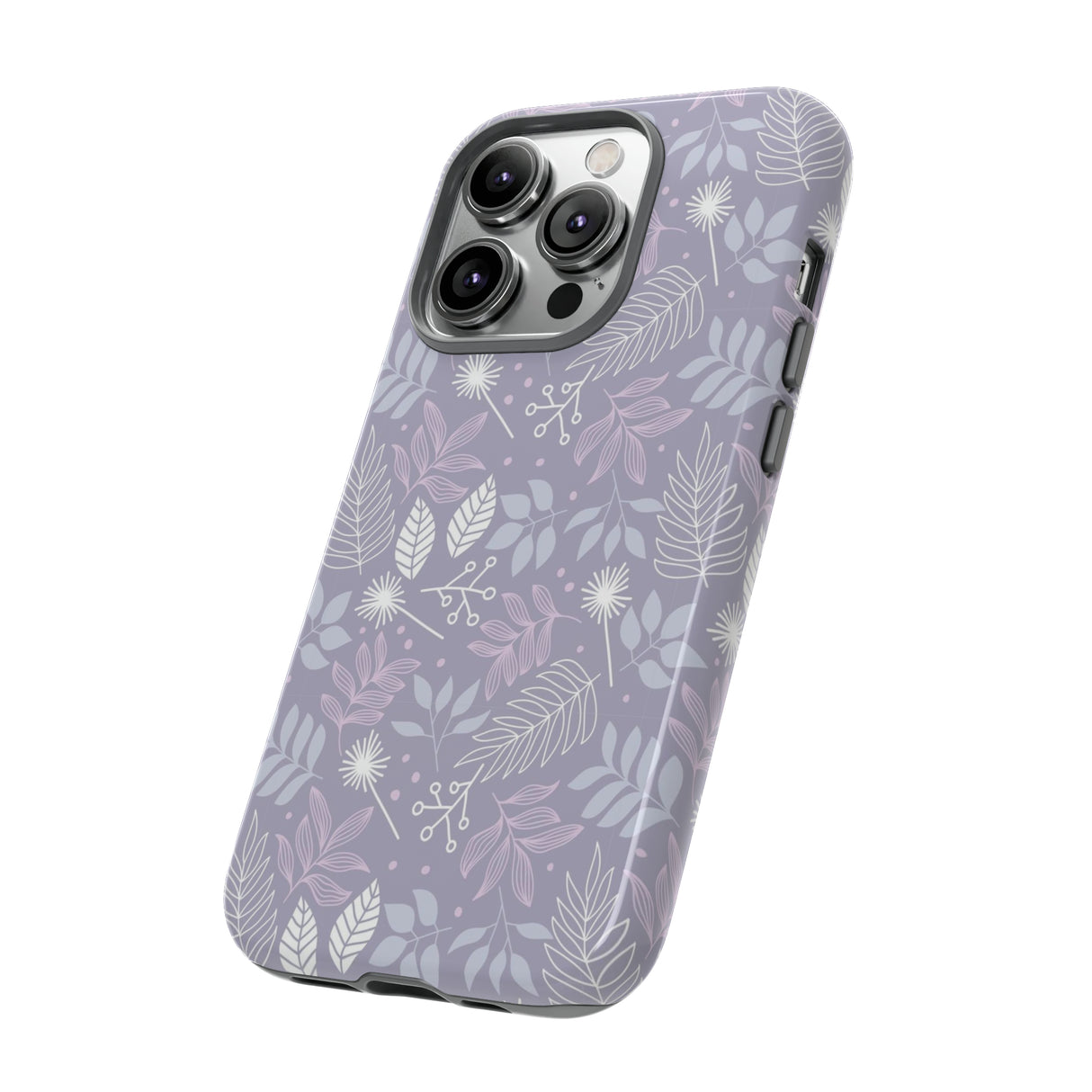 Purple Mona Leaf - Protective Phone Case