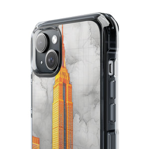 Urban Radiance - Phone Case for iPhone (Clear Impact - Magnetic)