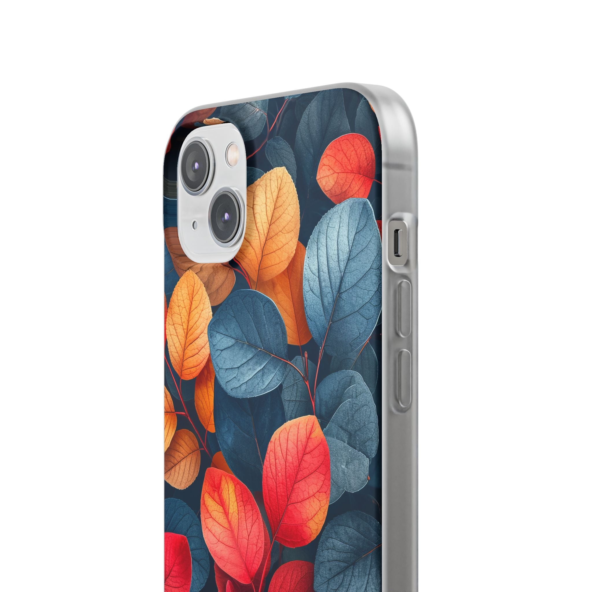 Vibrant Nature Leaves - Flexi iPhone 14 Phone Case