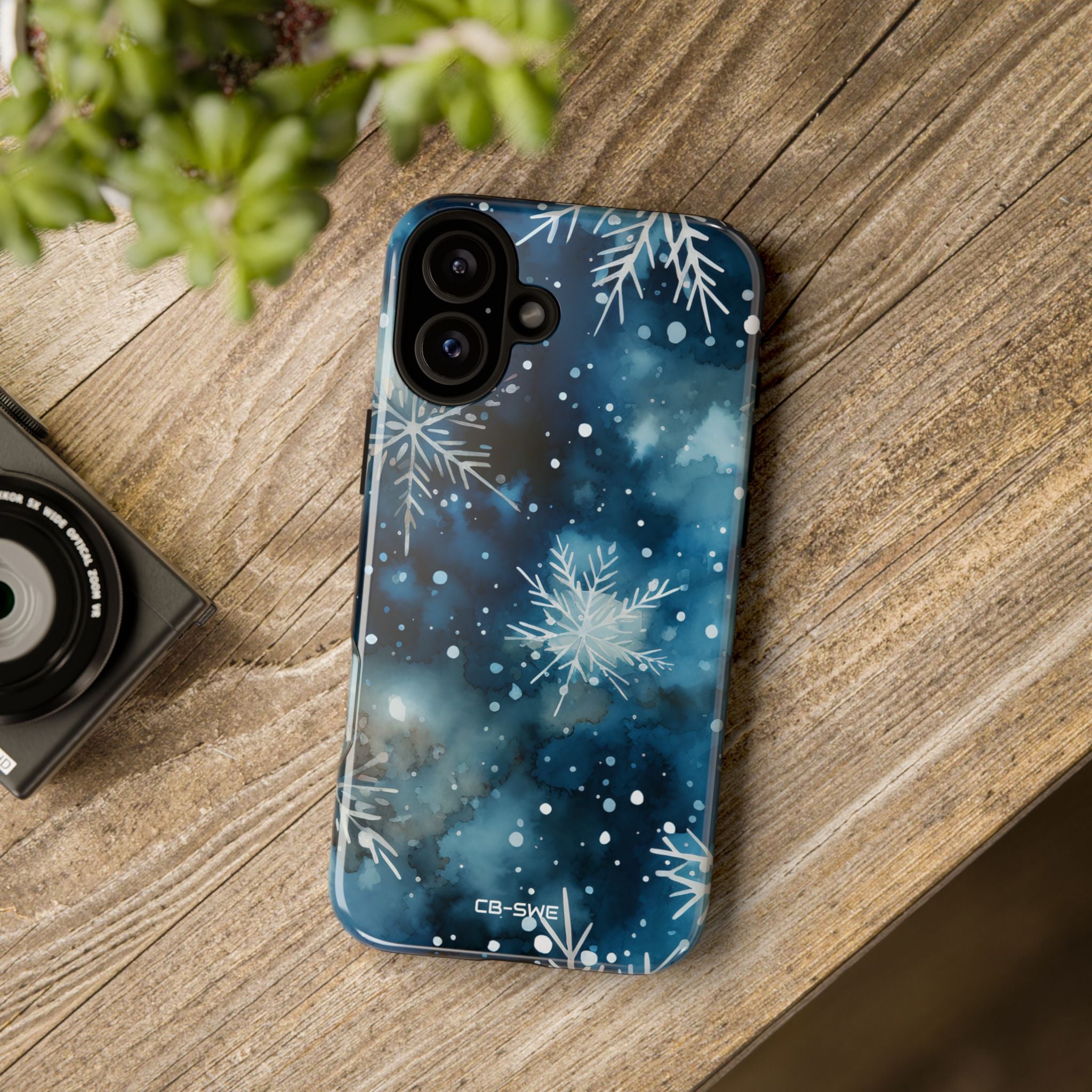 Winter Snowflakes Dance - iPhone Case