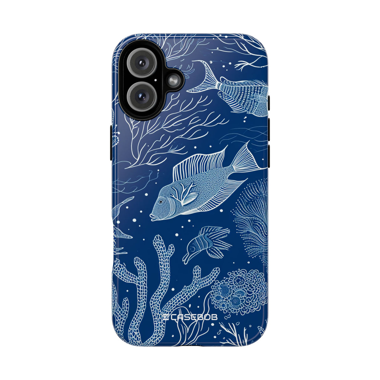 Underwater Serenity: Intricate Line Art - for iPhone 16