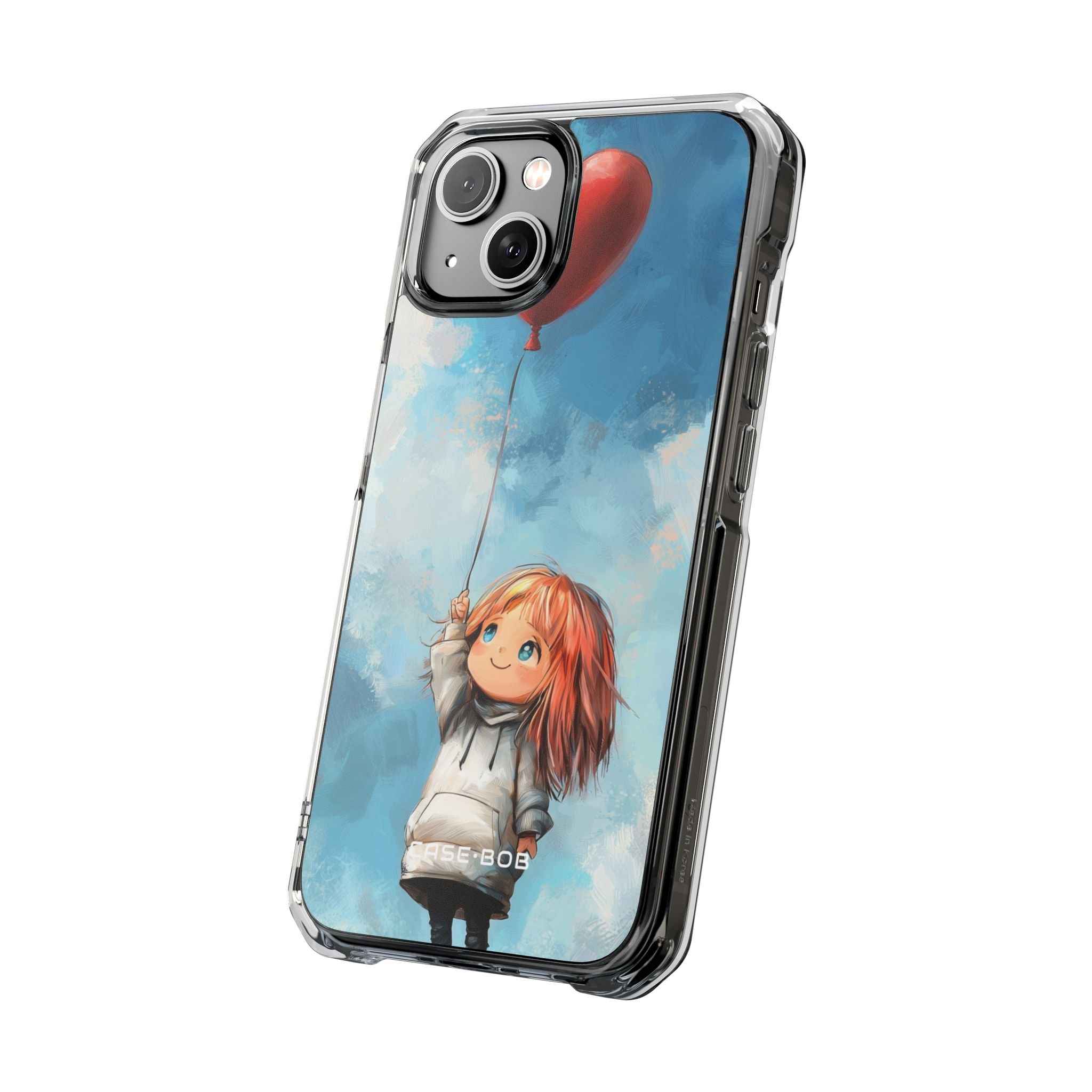 Heart Balloon Whimsy iPhone 14 Case - Impact