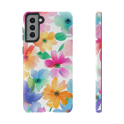 Vibrant Floral Impression - Samsung Case