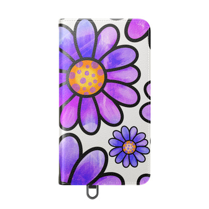 Polka Dot Blossoms - Samsung S24 Case - Wallet