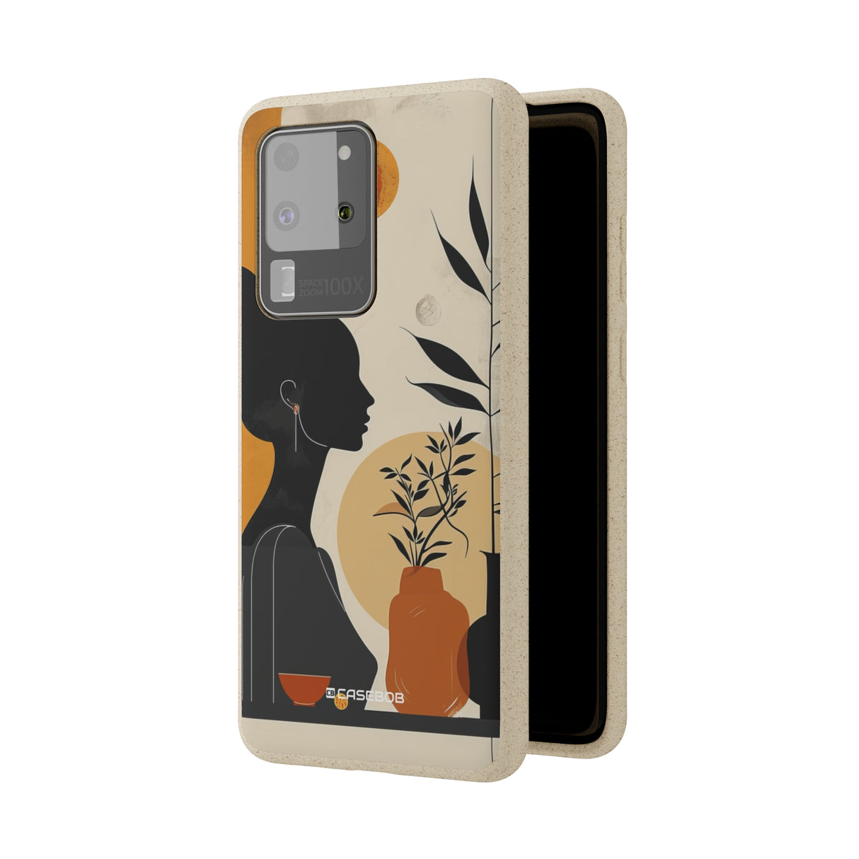 Modern Silhouette Tranquility | Biodegradable Phone Case