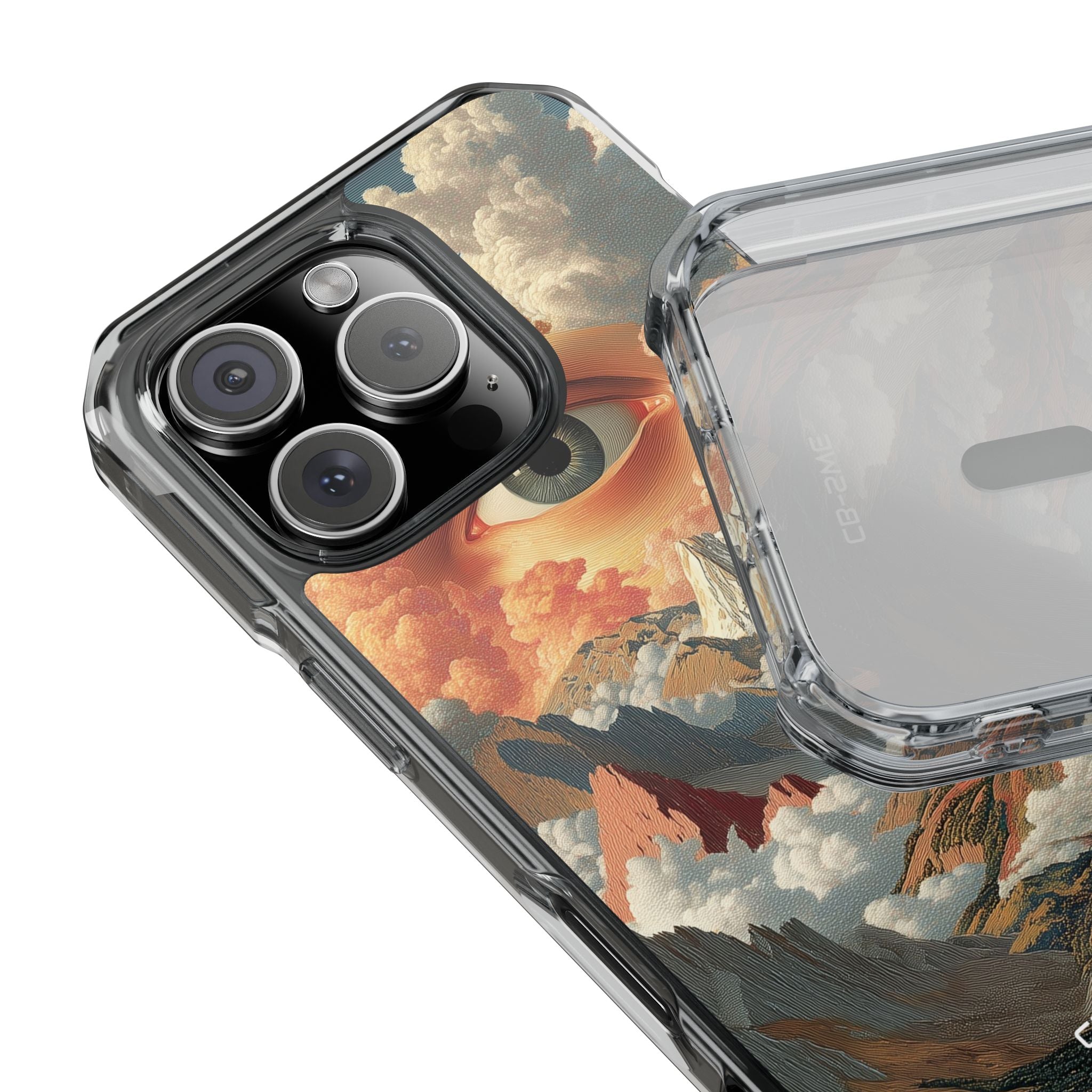 Eye Reflects Mountains iPhone Case - Impact