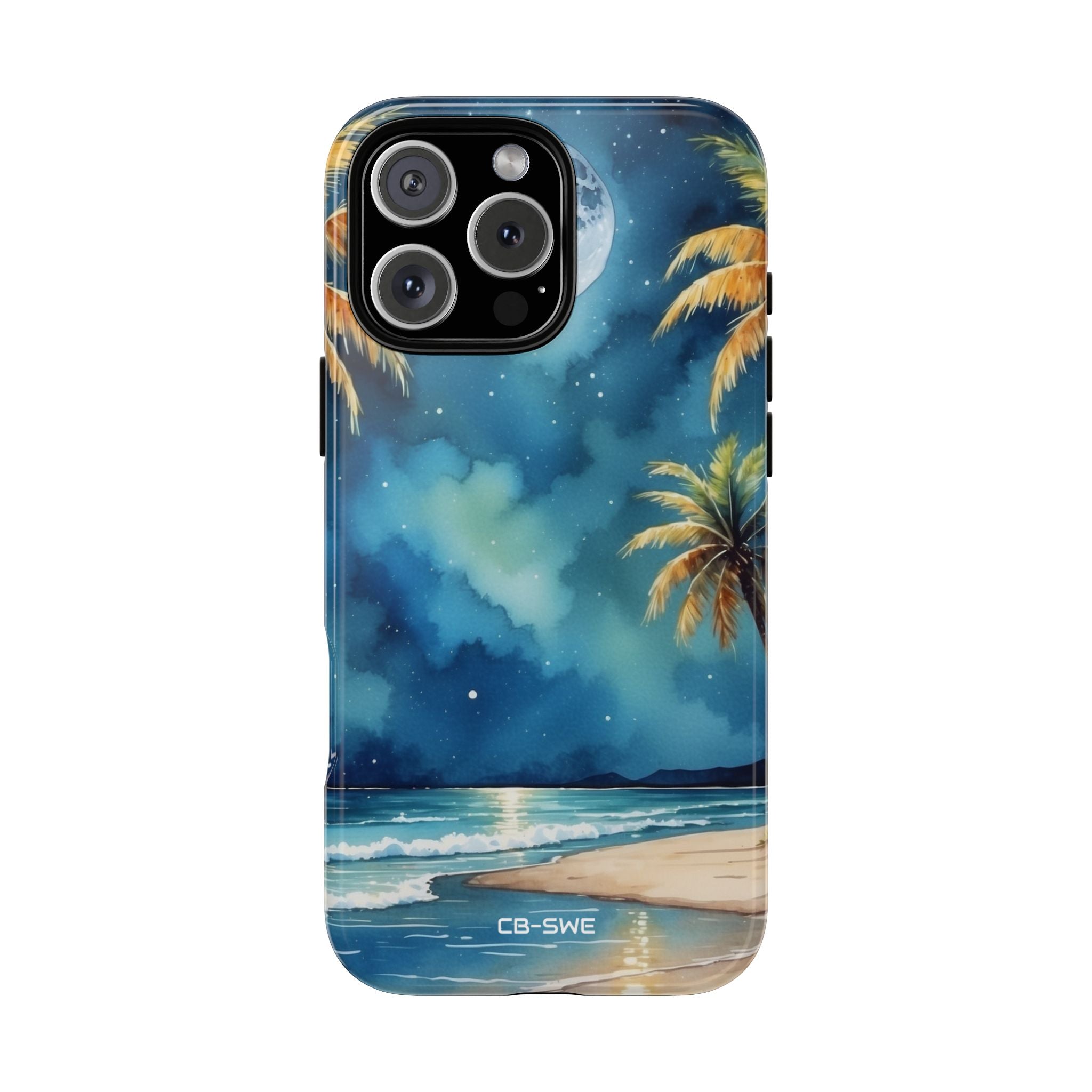 Moonlight Kisses Waves - iPhone Case