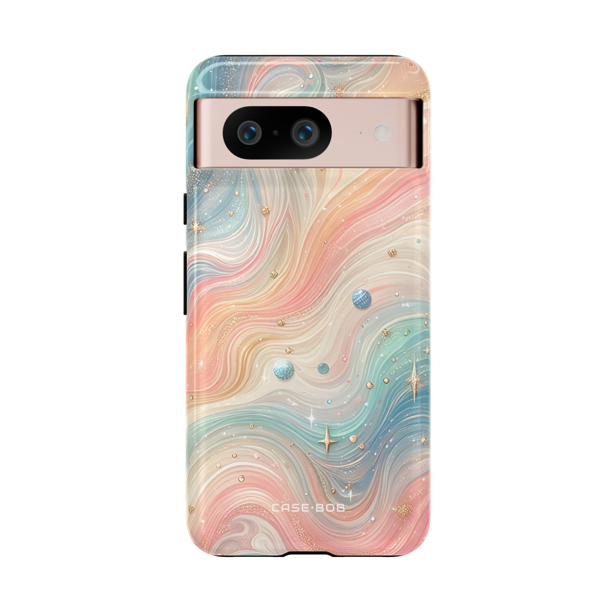 Iridescent Swirls Google Pixel 8 Case - Tough