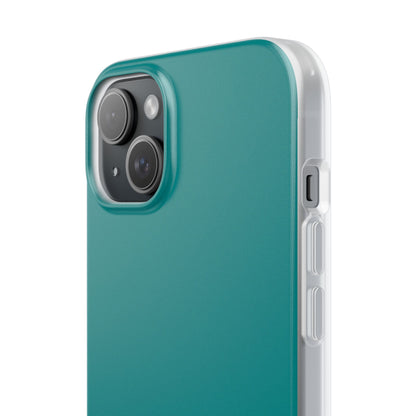 Dark Cyan iPhone 15 - Flexi Phone Case