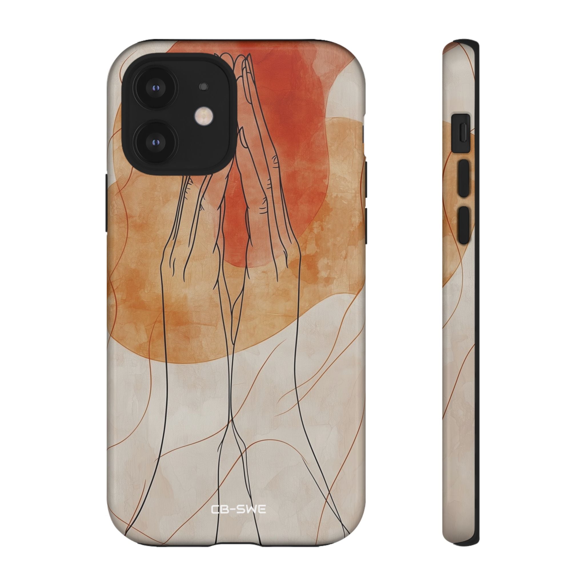 Hands Embrace Light - iPhone Case
