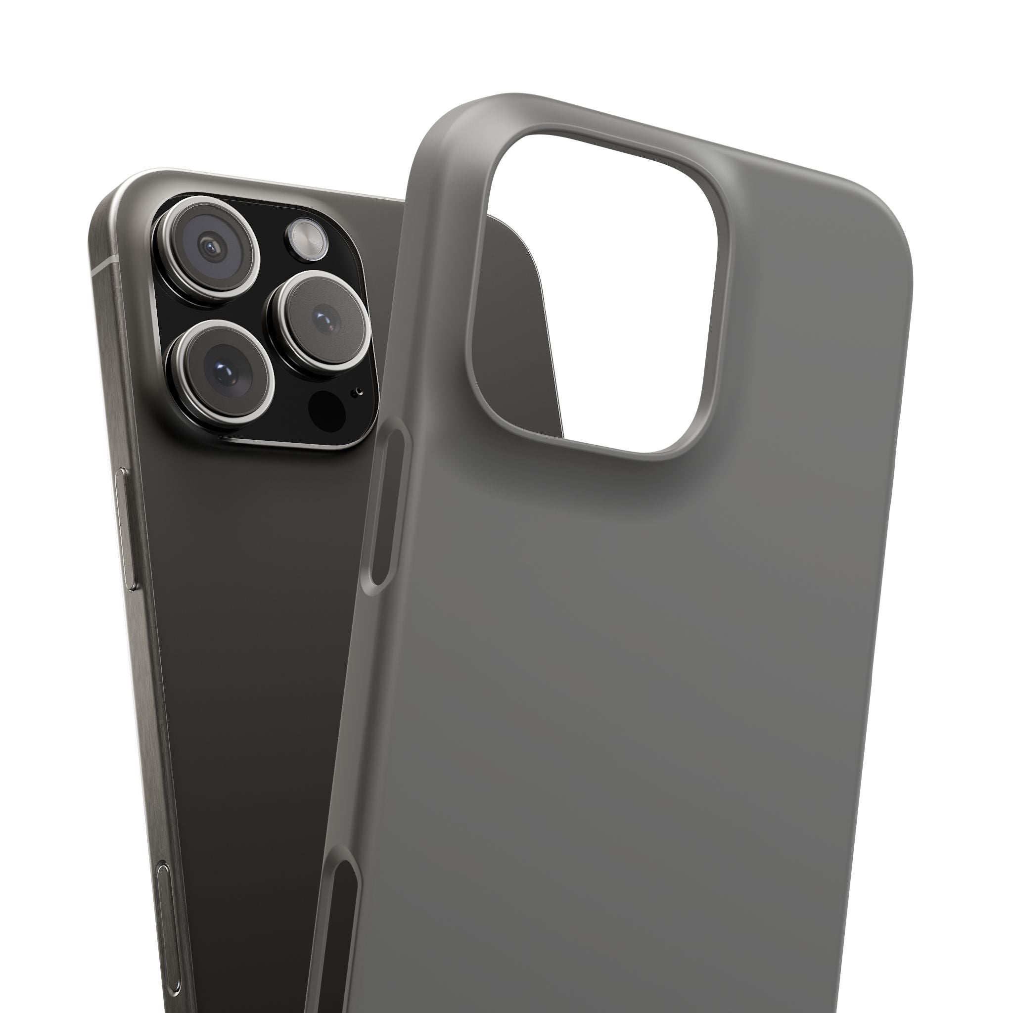 Dim Gray iPhone 16 - Slim Phone Case