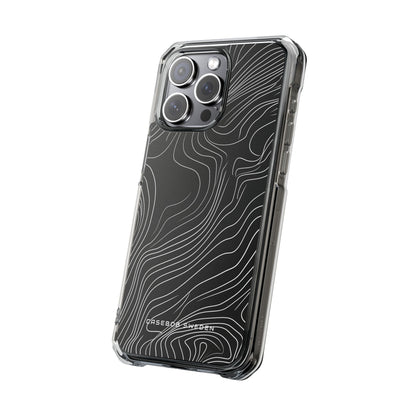 Contour Waveform Flow iPhone 15 - Clear Impact Phone Case