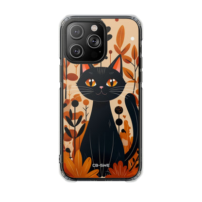 Autumnal Cat Whimsy iPhone Case - Impact
