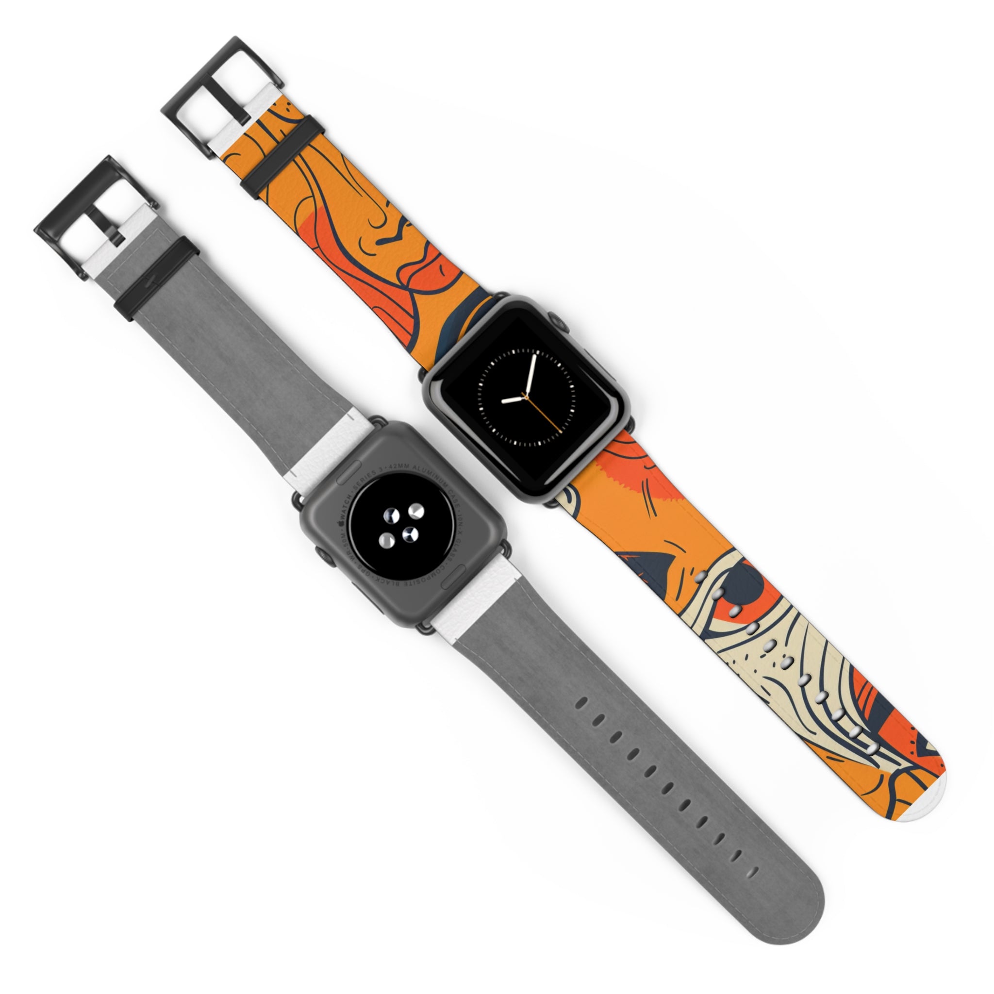 Overlapping Faces - Watch Band