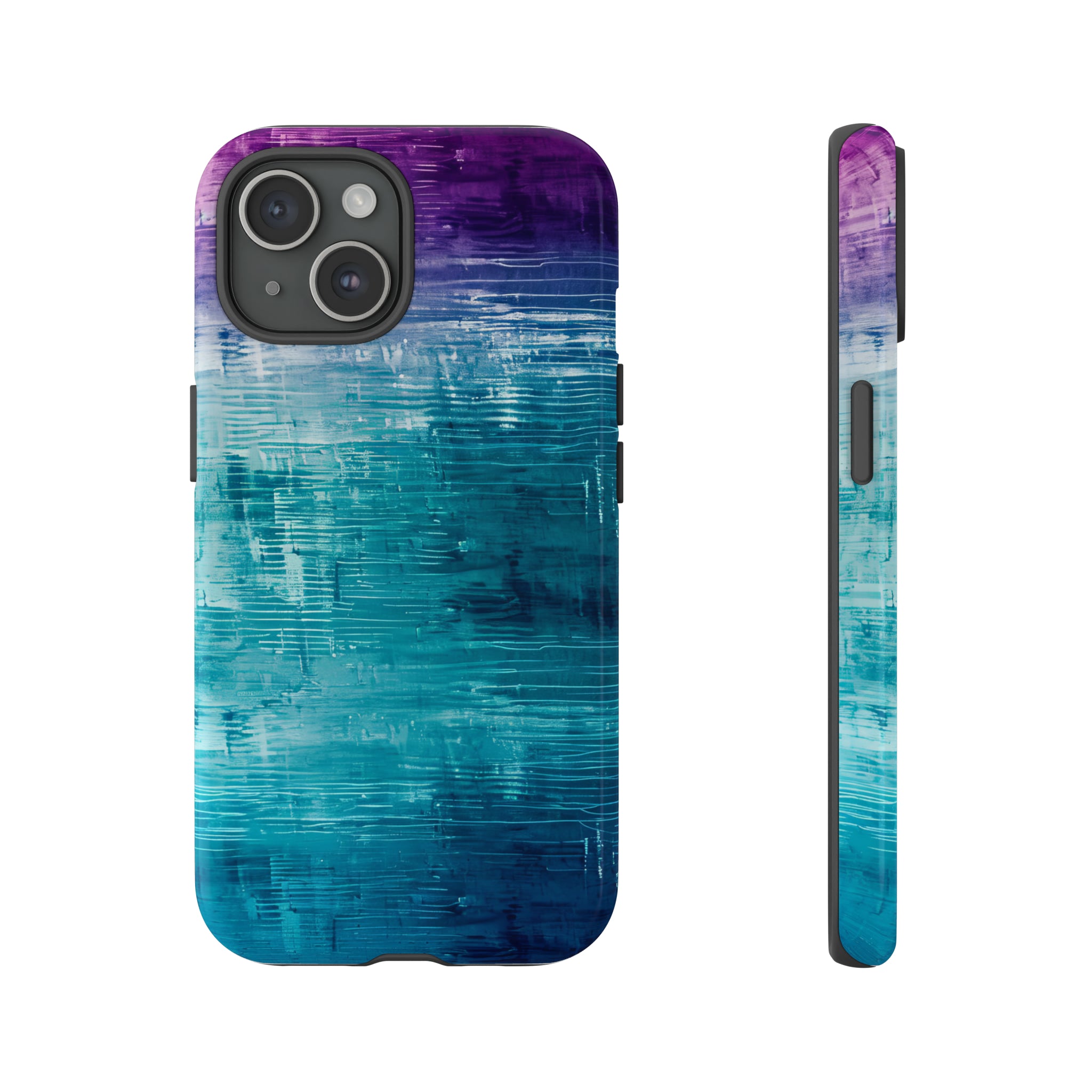 AI Fusion: Metallic Gradient - Protective Phone Case