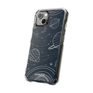 Cosmic Wanderer – Handyhülle für iPhone (Clear Impact – Magnetisch)