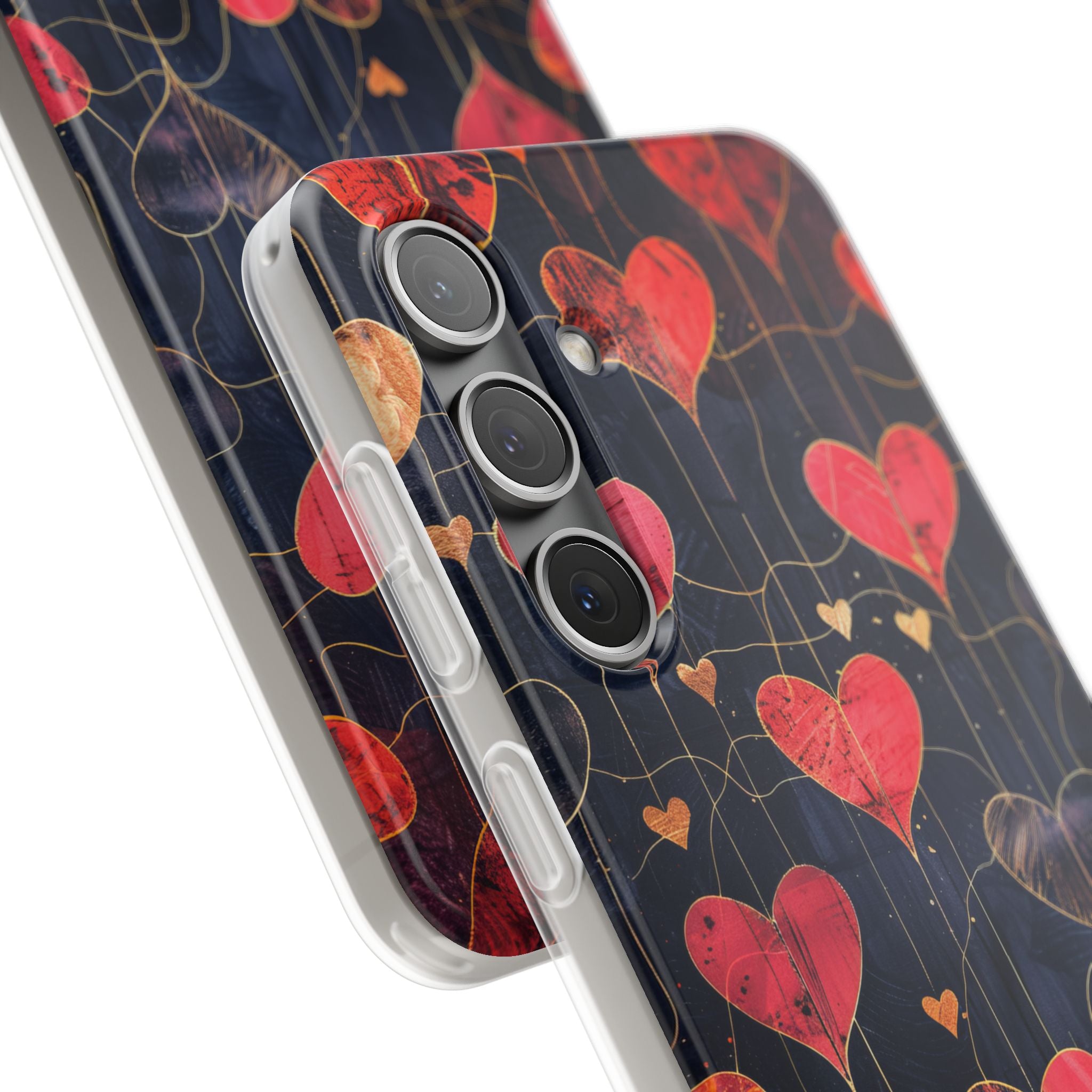 Golden Hearts Network Samsung S24 Case - Soft