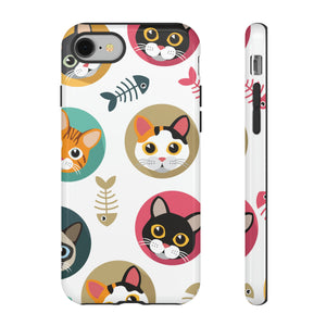 Cats Fishbone - Protective Phone Case