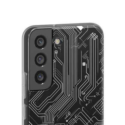 Cyber Circuitry Art | Flexible Phone Case for Samsung Galaxy