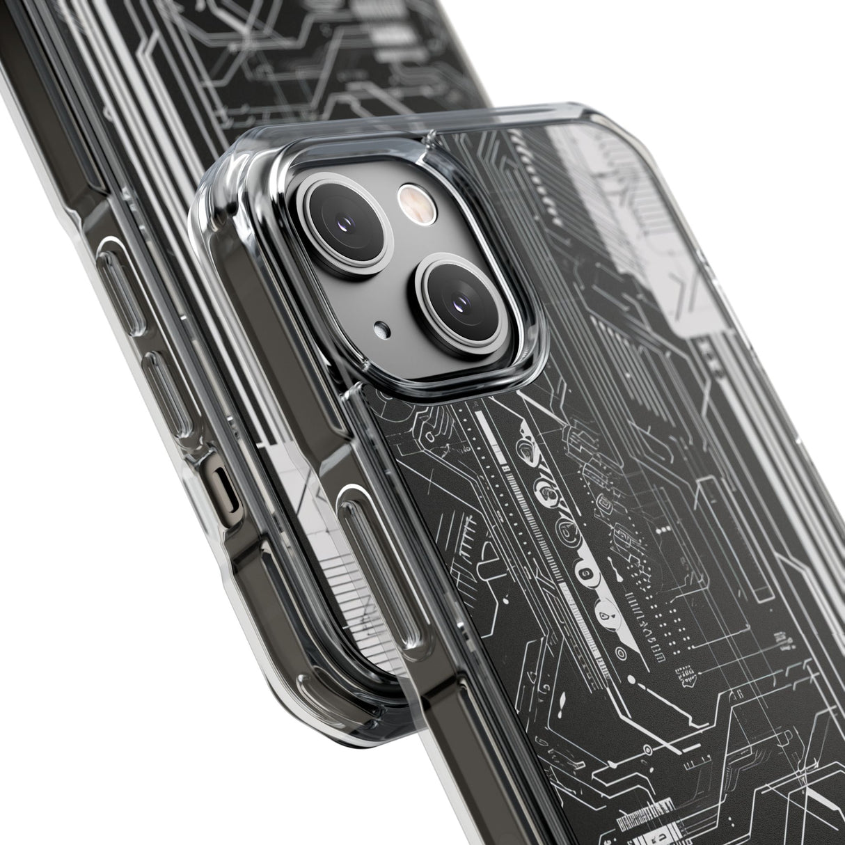 Circuitry Aesthetics - Phone Case for iPhone (Clear Impact - Magnetic)