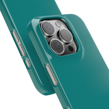 Dark Cyan iPhone 16 - Slim Phone Case