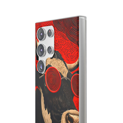 Hypnotic Cow Samsung S23 Ultra Case - Soft
