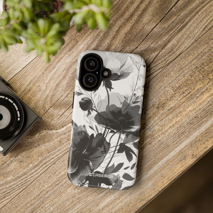 Elegant Monochrome Botanical Elegance - for iPhone 16