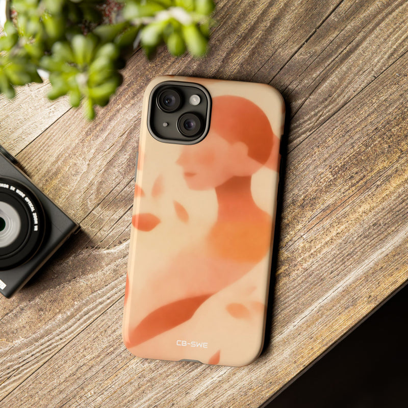 Leaf Embraces Woman - iPhone Case