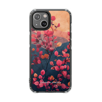 Vibrant Floral Harmony iPhone 14 - Clear Impact Phone Case