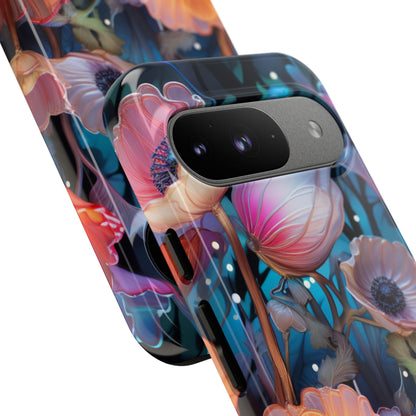 Translucent Bloom Google Pixel 9 Case - Tough