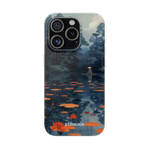 Tranquil Lotus Serenity | Flexible Phone Case for iPhone