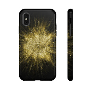 Gold Glitter Background - Protective Phone Case