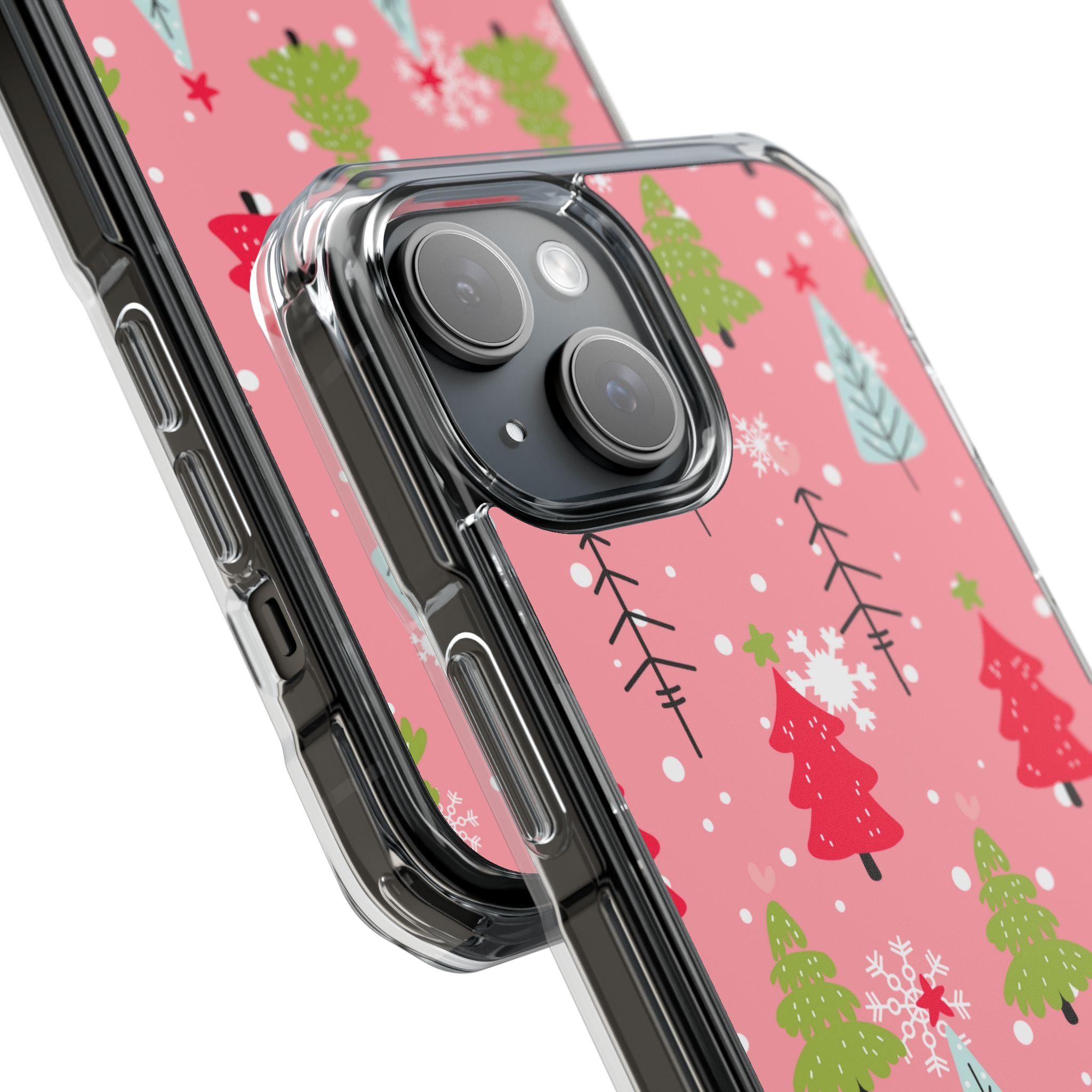 Festive Trees Dance iPhone Case - Impact