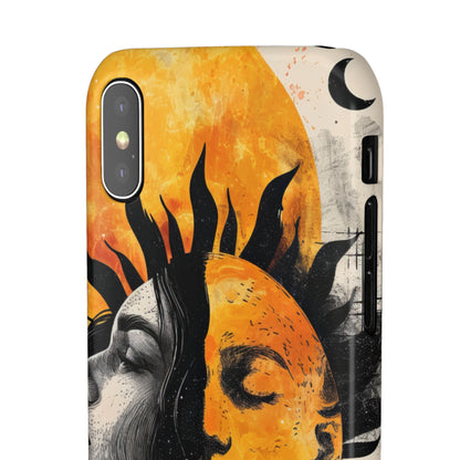 Sunlit Duality | Slim Phone Case for iPhone