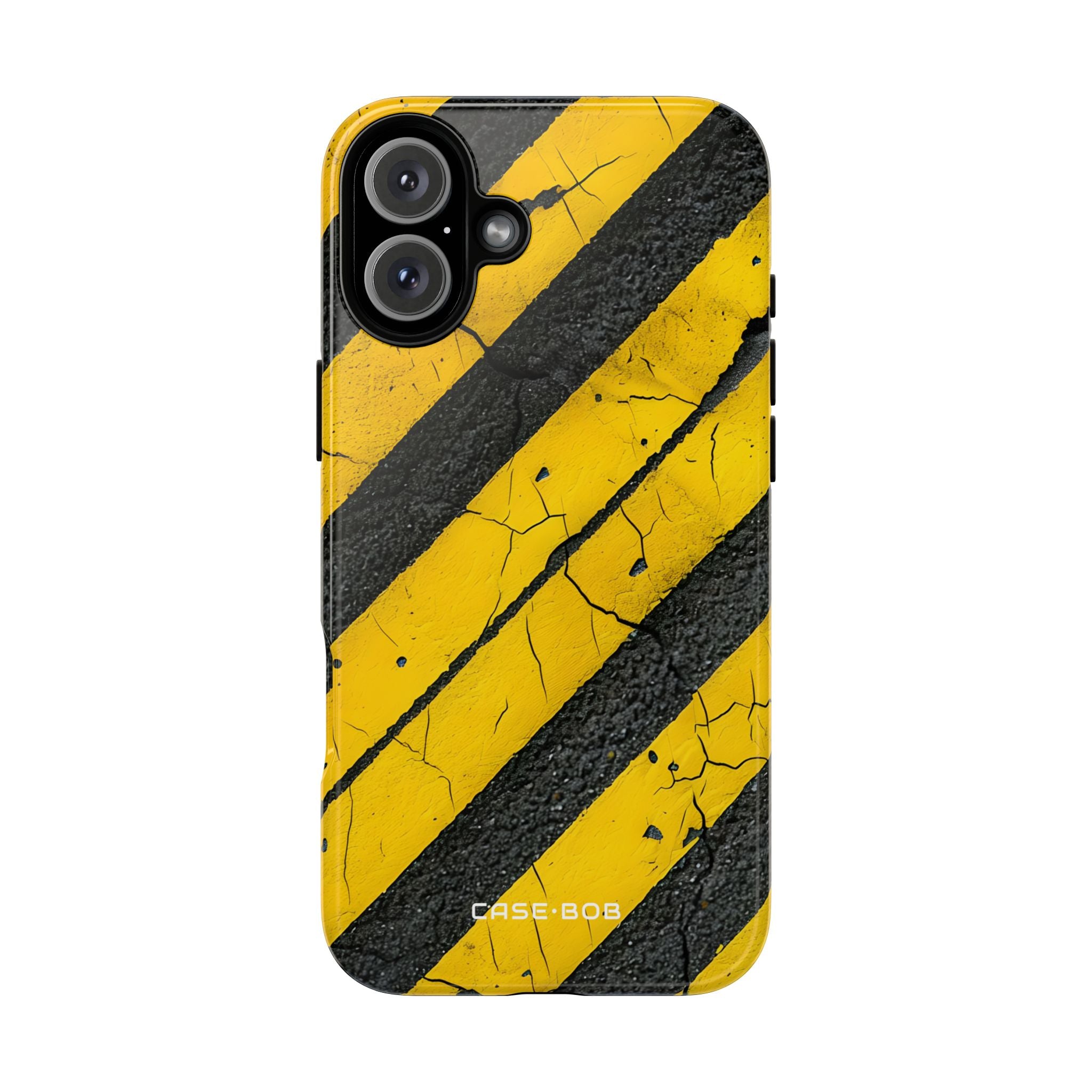Cracked Caution iPhone 16 Plus Case - Tough