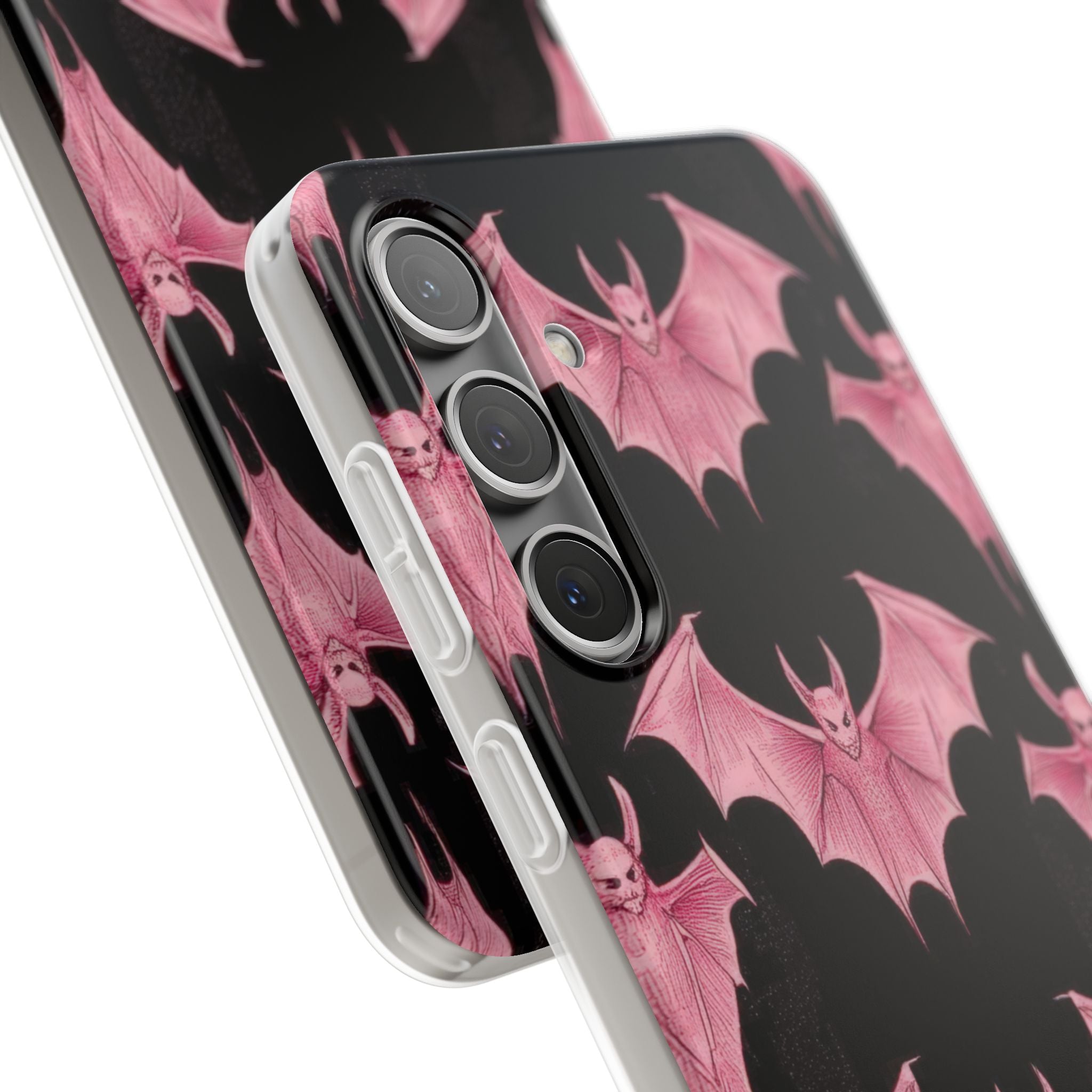 Pink Batwave Samsung S24 Plus Case - Soft