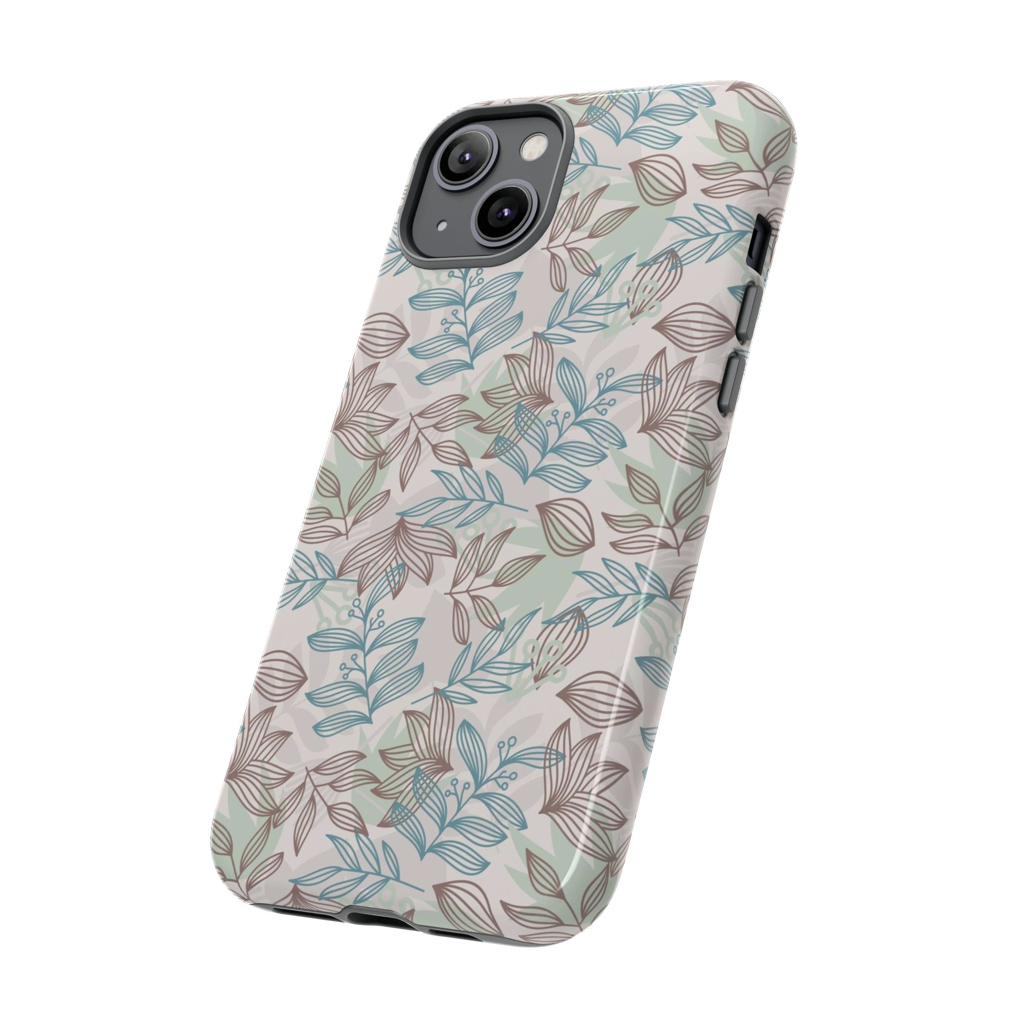 Minty Leaf - Protective Phone Case